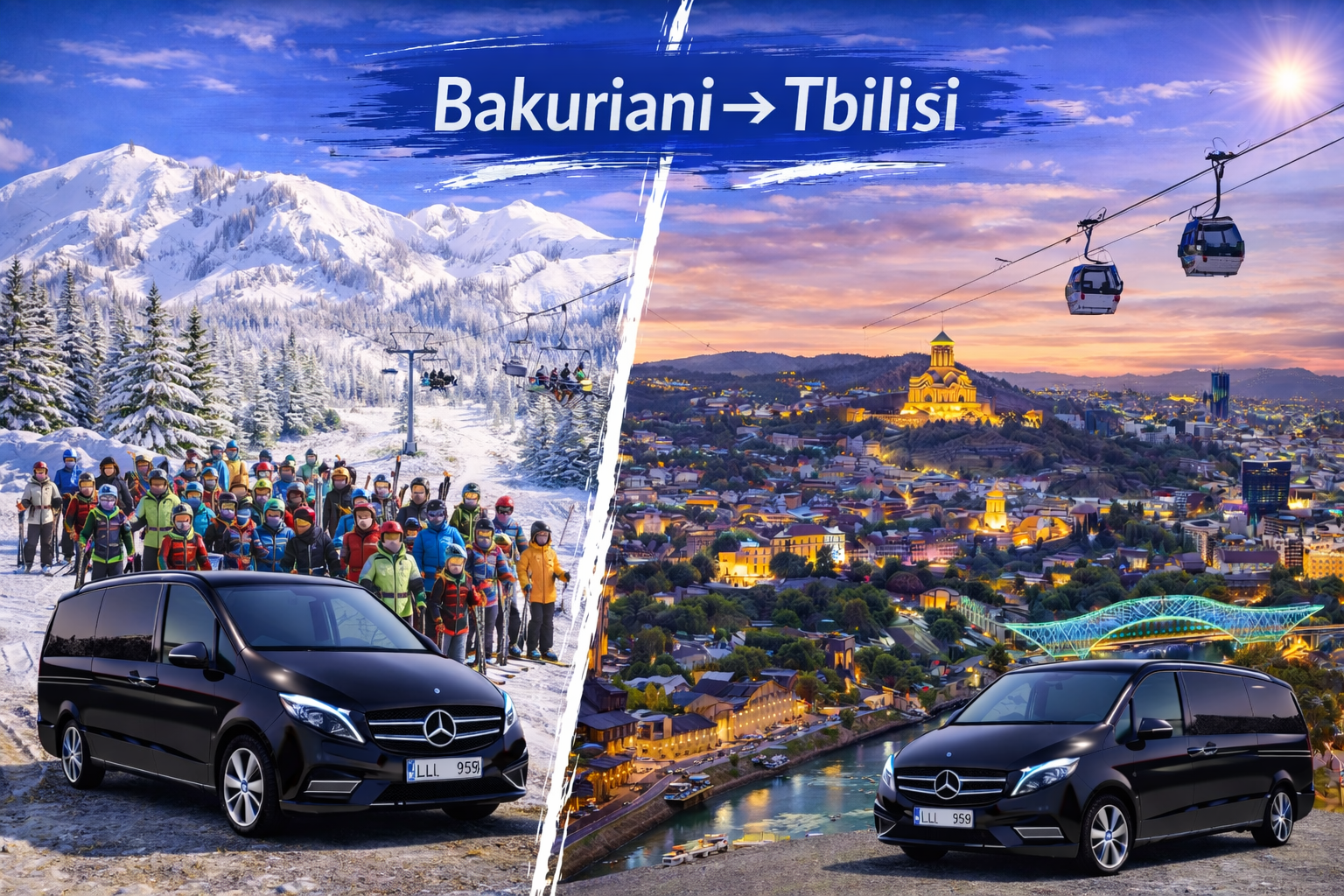 Bakuriani to Tbilisi Private Transfer