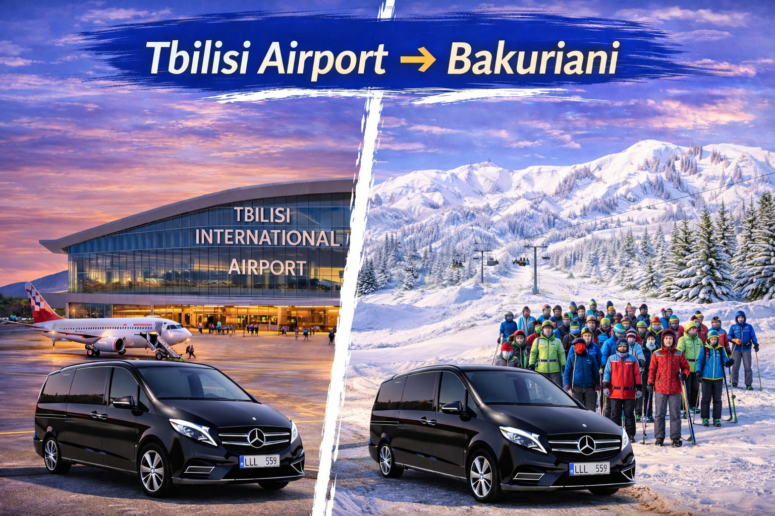 Tbilisi Airport to Bakuriani Private Transfer