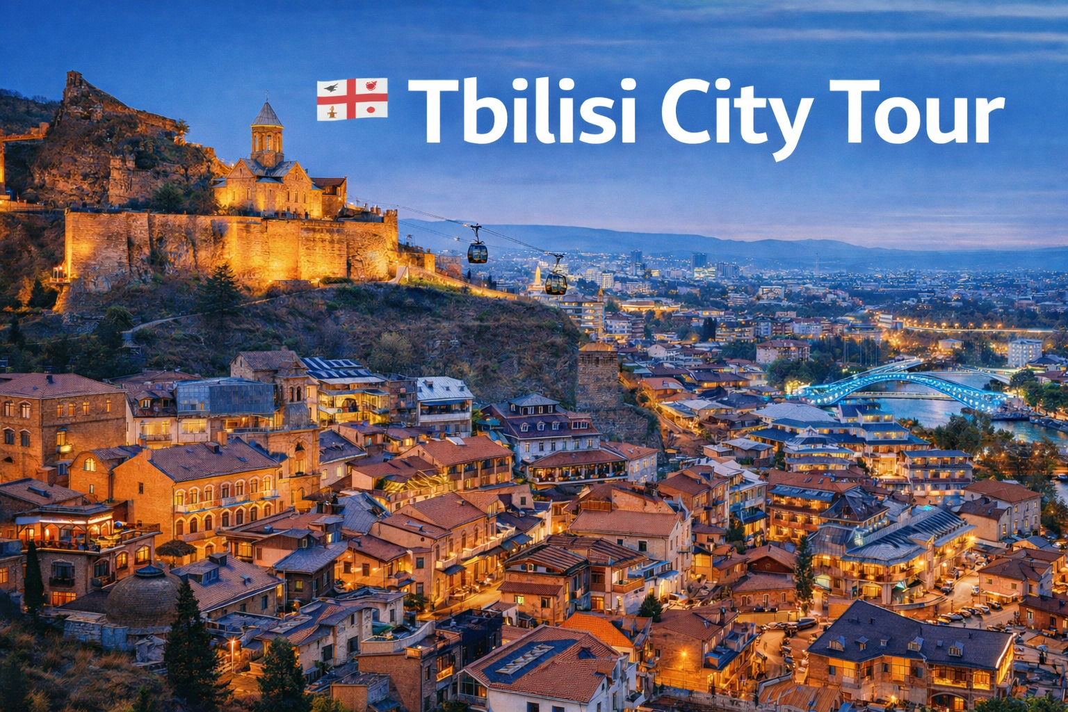 Tbilisi City Tour | Best Old Tbilisi Tour, Narikala Fortress & Cable Car Experience